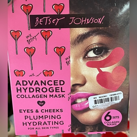 BETSEY JOHNSON Advanced Hydrogel Collagen Mask Set of 6 (total 12) - Picture 5 of 7